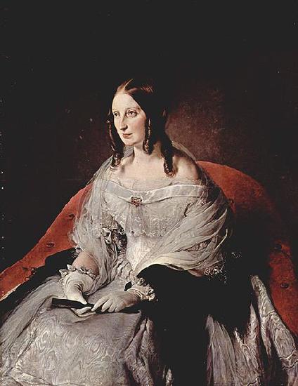 Francesco Hayez Portrat der Prinzessin di Sant' Antimo oil painting image